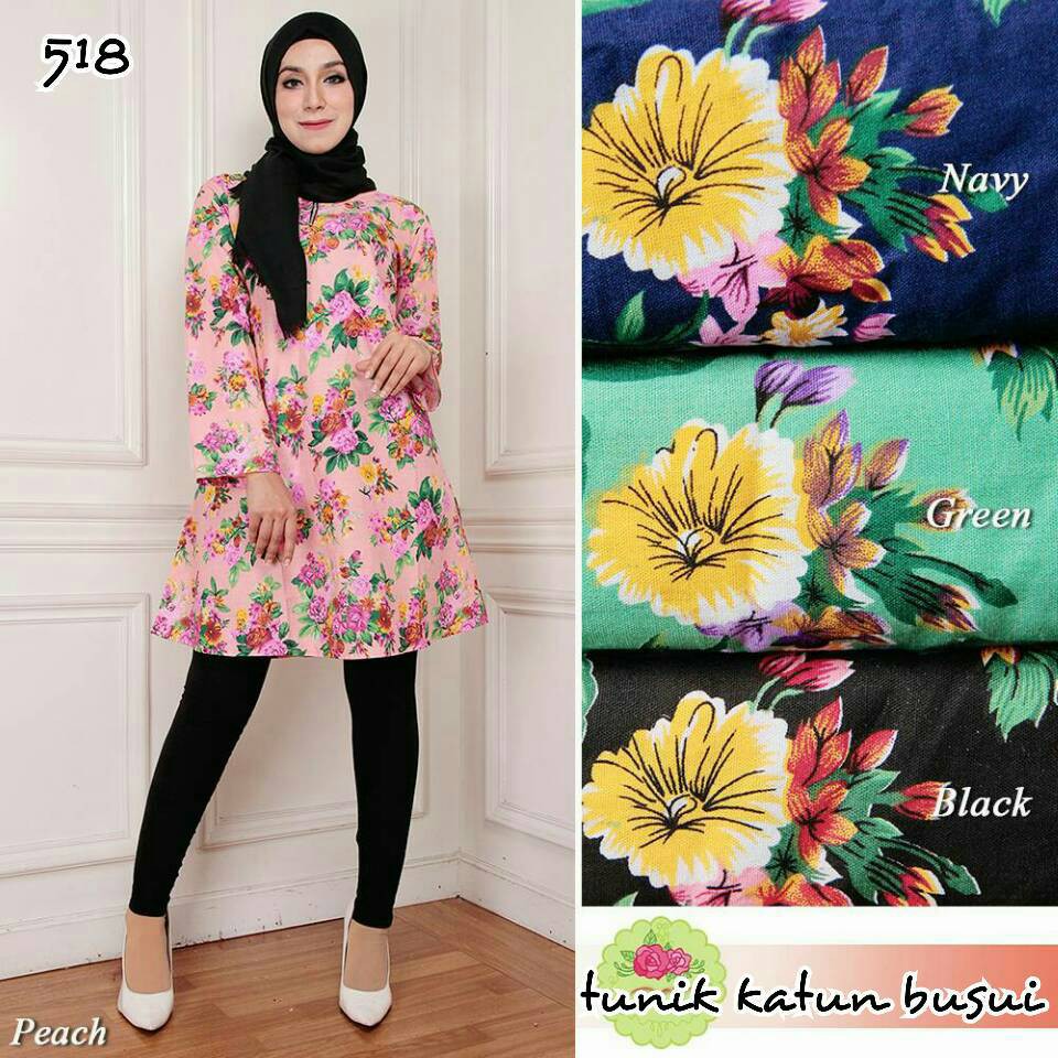Baju atasan wanita katun jepang busui 518r