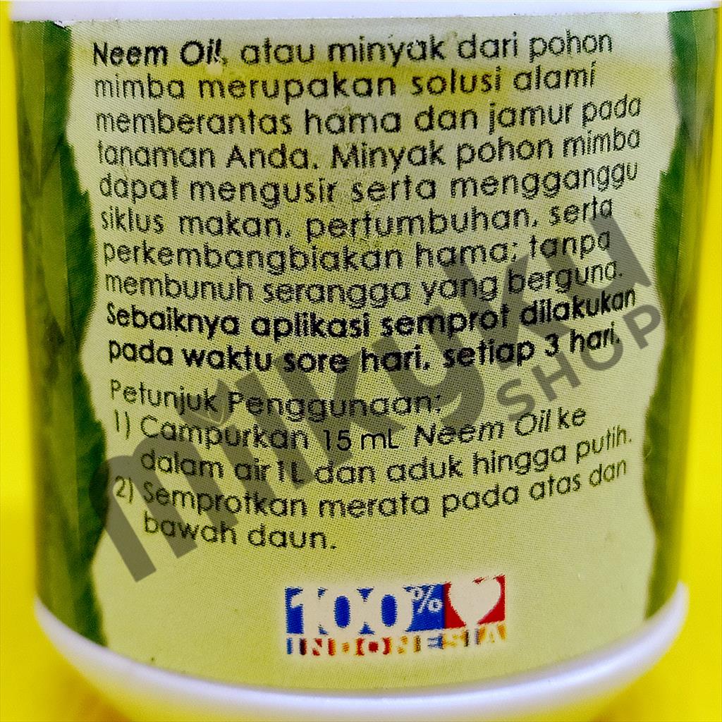 NEEM OIL 50 EC 50 ML MINYAK NIMBA PESTISIDA NABATI