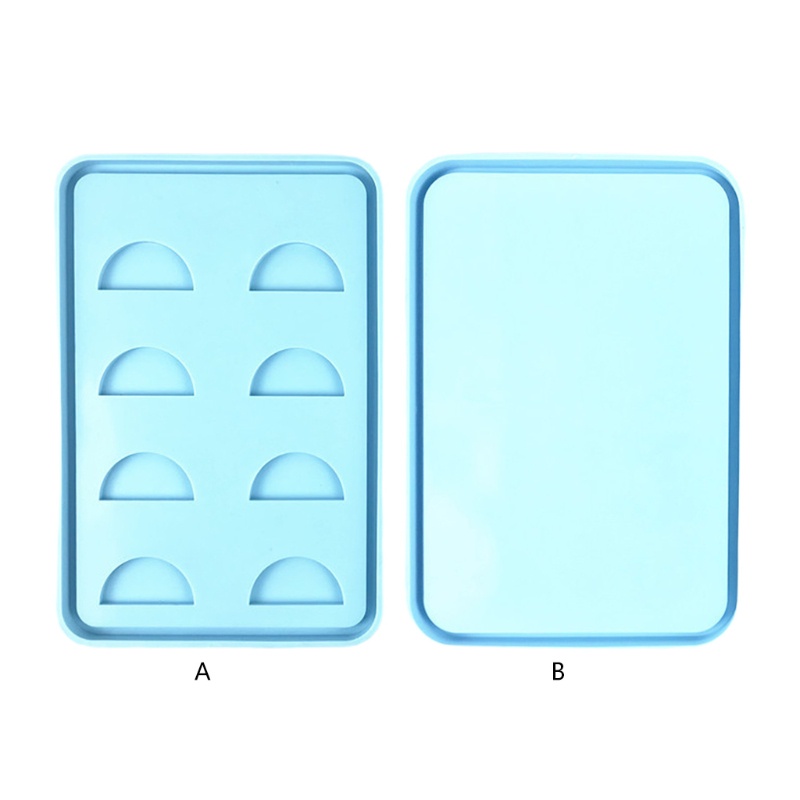 SIY  Epoxy Resin Mold Eyelash Storage Box Silicone Mould DIY Crafts Jewelry Container Making Tool