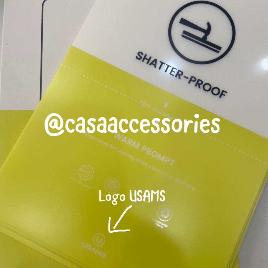 USAMS APPLE IPAD MINI 3 4 5 / IPAD AIR 6 7 8 9 / IPAD 4 5 6 7 8 Screen Protector All iPad Series