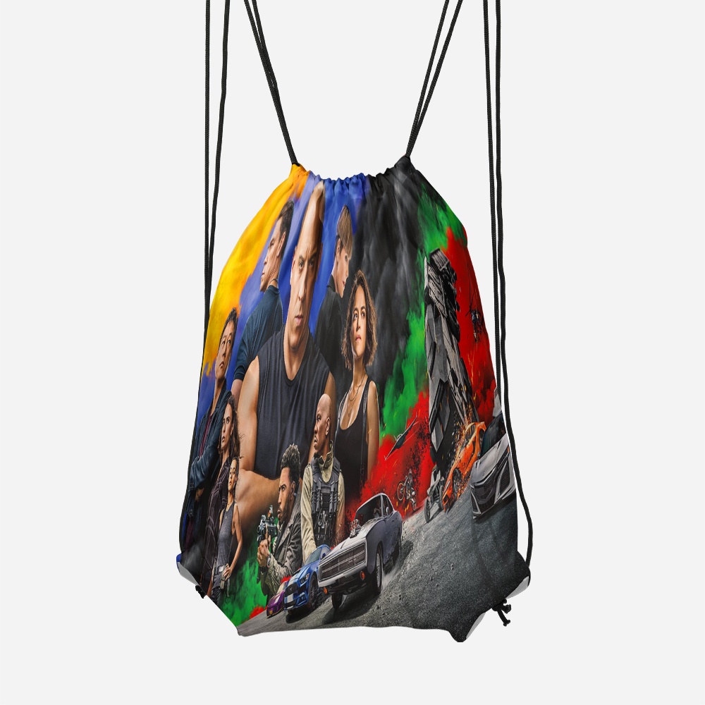 Tas serut String bag Tas Punggung Fast & Furious 9 3D Fullprint Terbaru dan Termurah Art 5