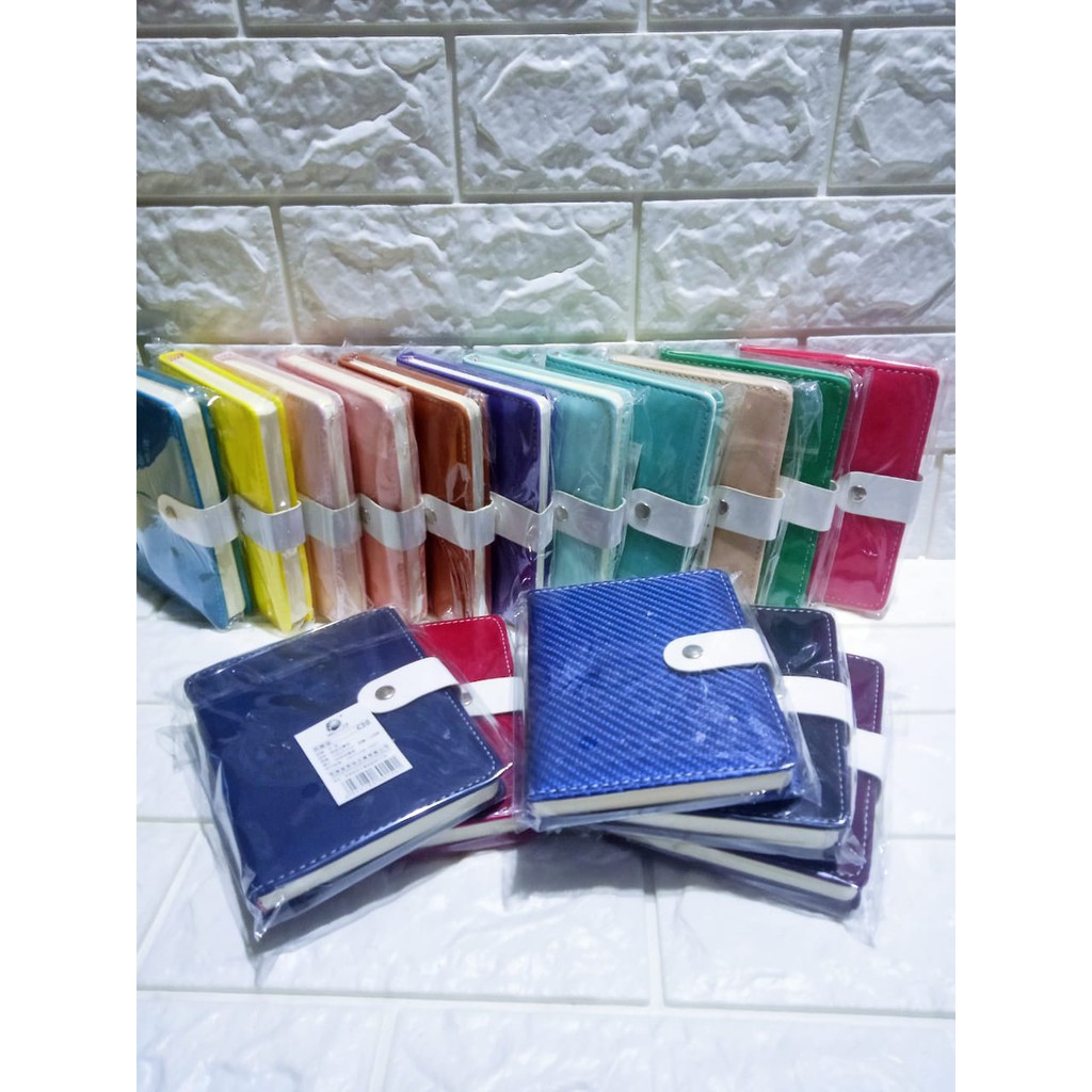 

BUKU AGENDA KANCING UKURAN A7 Stationary Kantor Alat Tulis Sekolah Notebook Mini Grosir ATK Murah