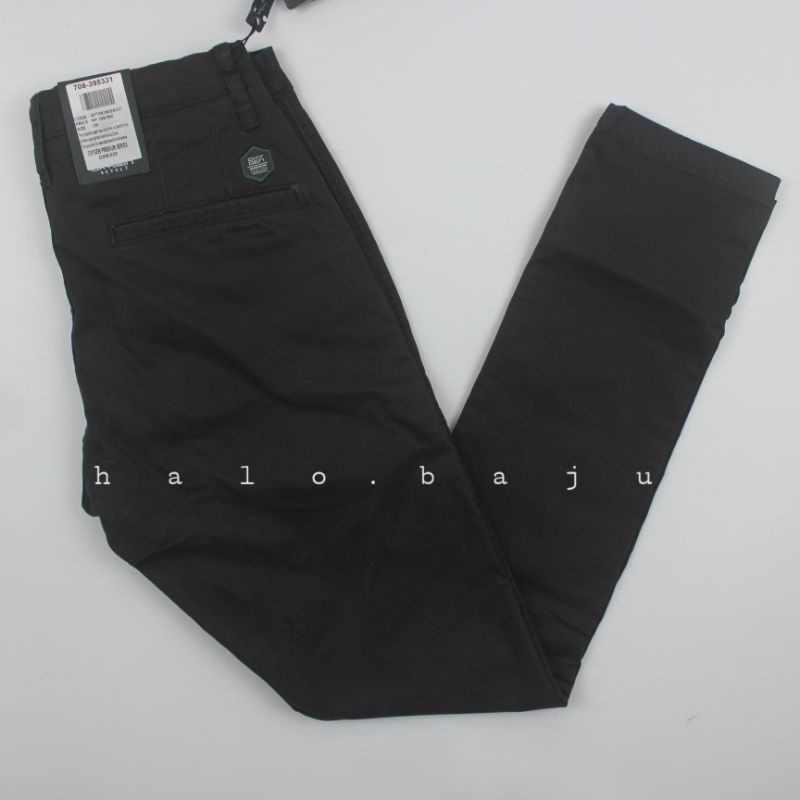 OXYGEN DENIM ORIGINAL (708-395331) Celana Chinos - Katun Pria Slim Fit Stretch (Karet)