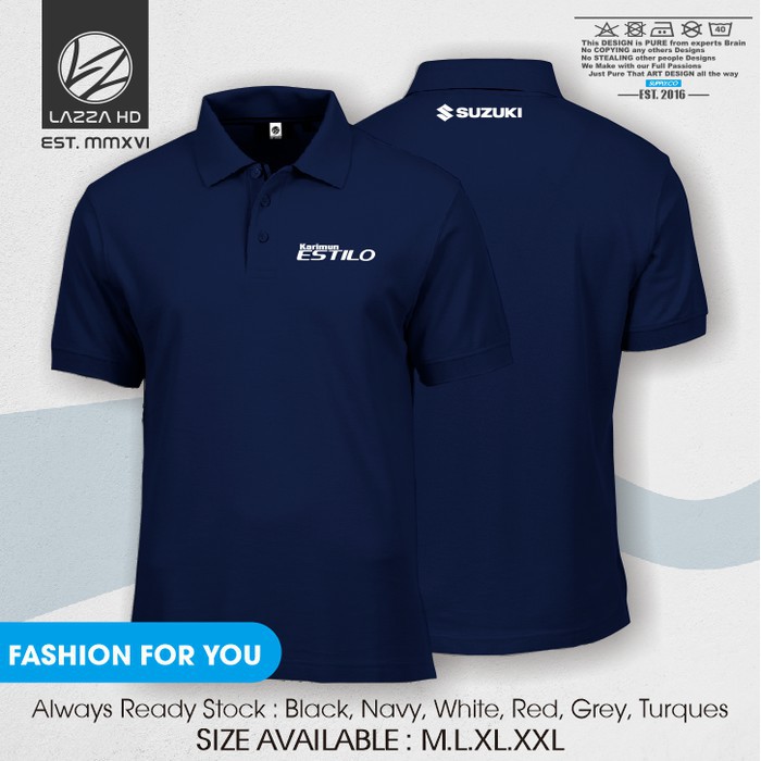 Poloshirt Polo Kaos Kerah Suzuki Karimun Estilo Terlaris