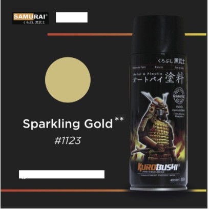 CAT PILOX SAMURAI SPARKLING GOLD 1123