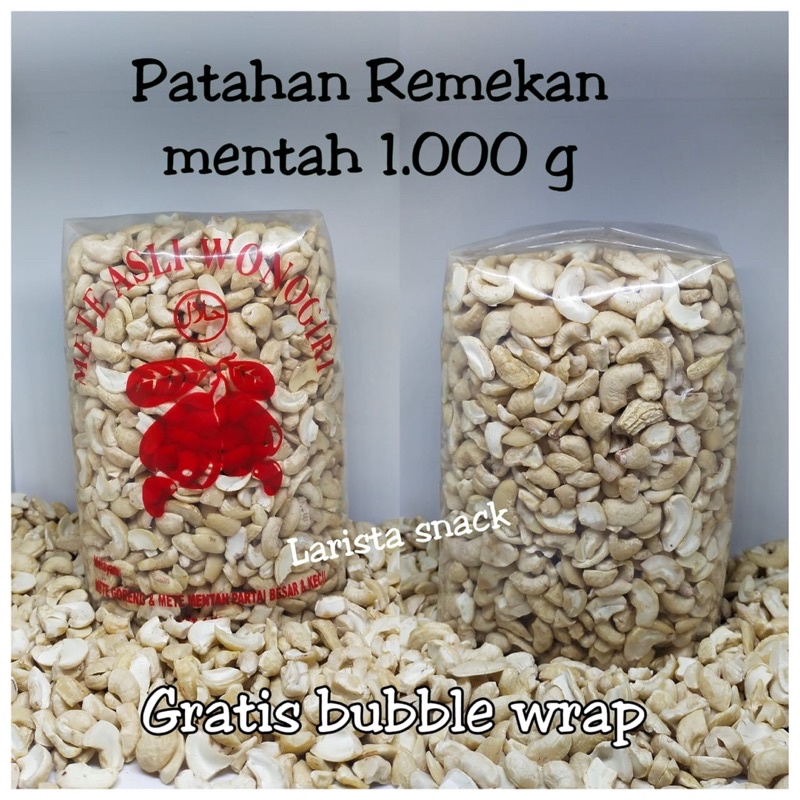 

KACANG METE MEDE PATAHAN REMEKAN MENTAH 1000g TERMURAH TERLARIS