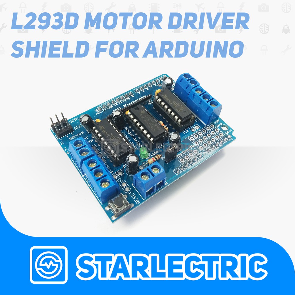 L293D Motor Driver Shield for Arduino