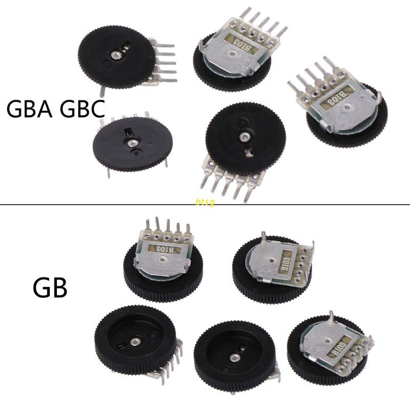 btsg 5Pcs Replacement Volume Switch for Game Boy GB GBA GBC Motherboard Potentiometer