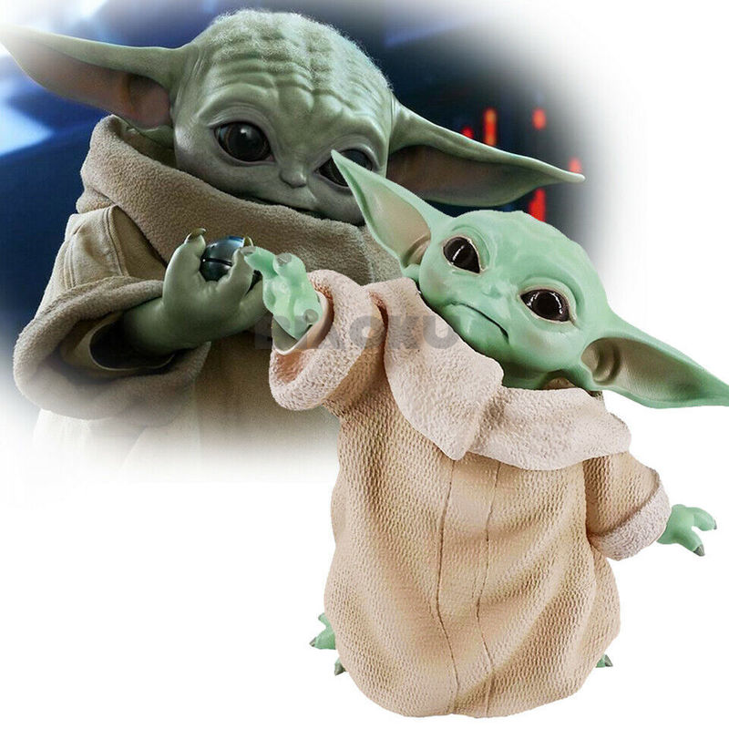Hot Sale Star Wars Mandalorian Baby Yoda The Child Animatronic Edition Figure Toys Hot Kids Toys Pvc Gifts Collectible 8cm 16cm Shopee Indonesia