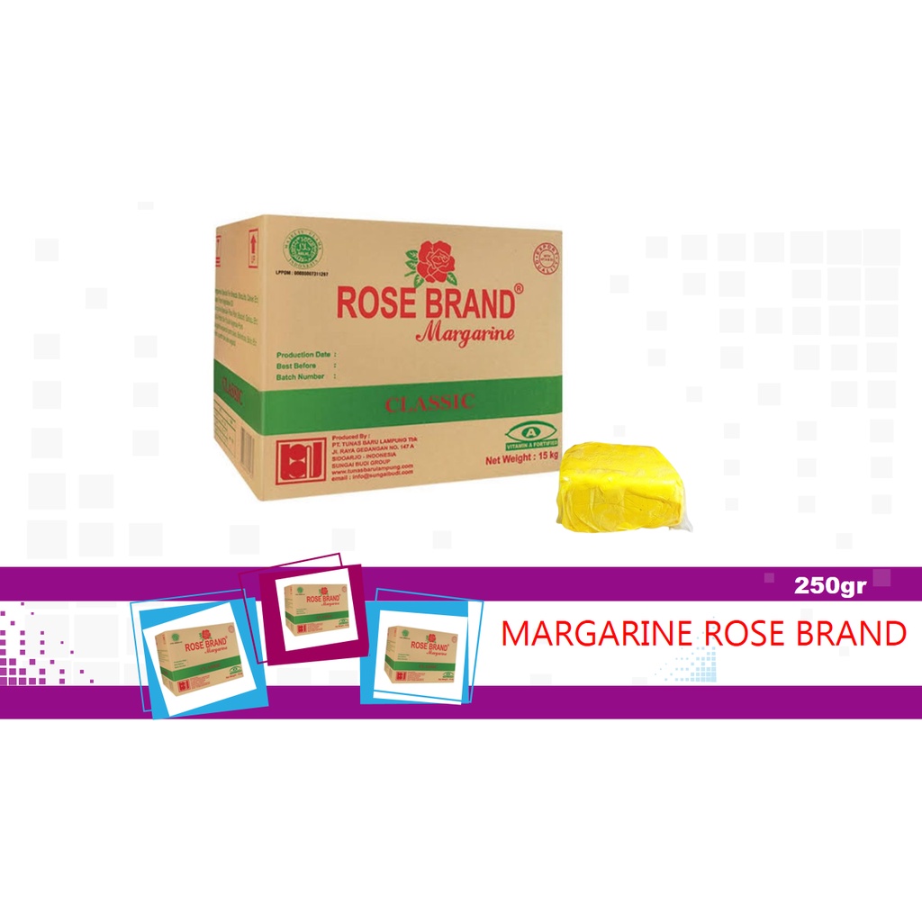 

MARGARINE ROSE BRAND 250GR