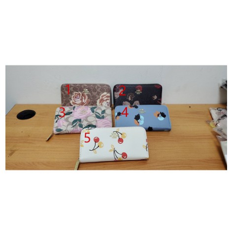 DOMPET PANJANG WANITA COACH MOTIF FLOWER