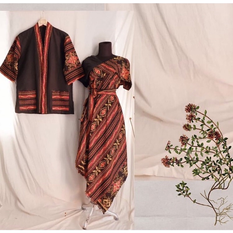 Set Couple Tenun Asmat Toraja original