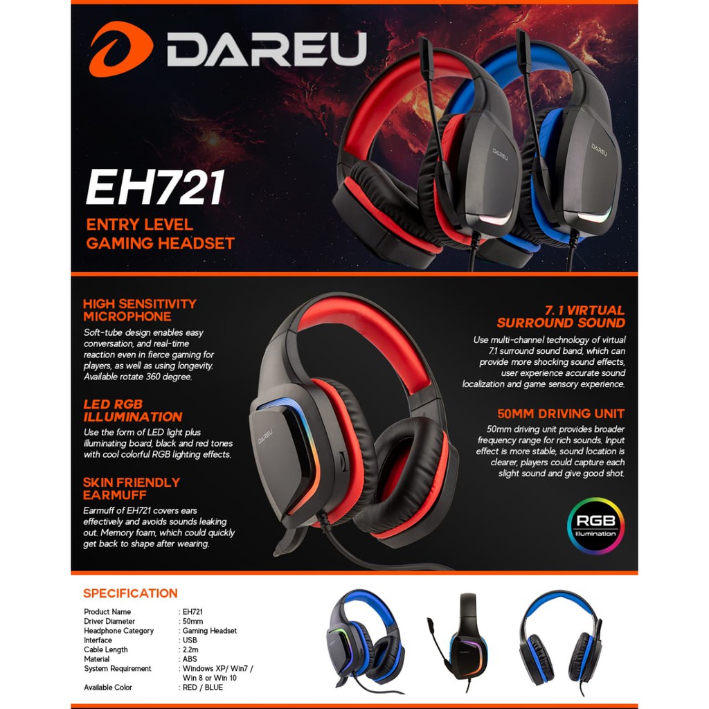 Dareu EH721 / Dareu EH-721 / Dareu EH 721