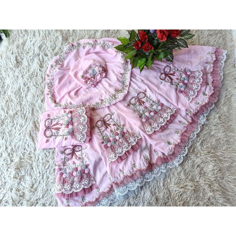 Mukena Renda Pink