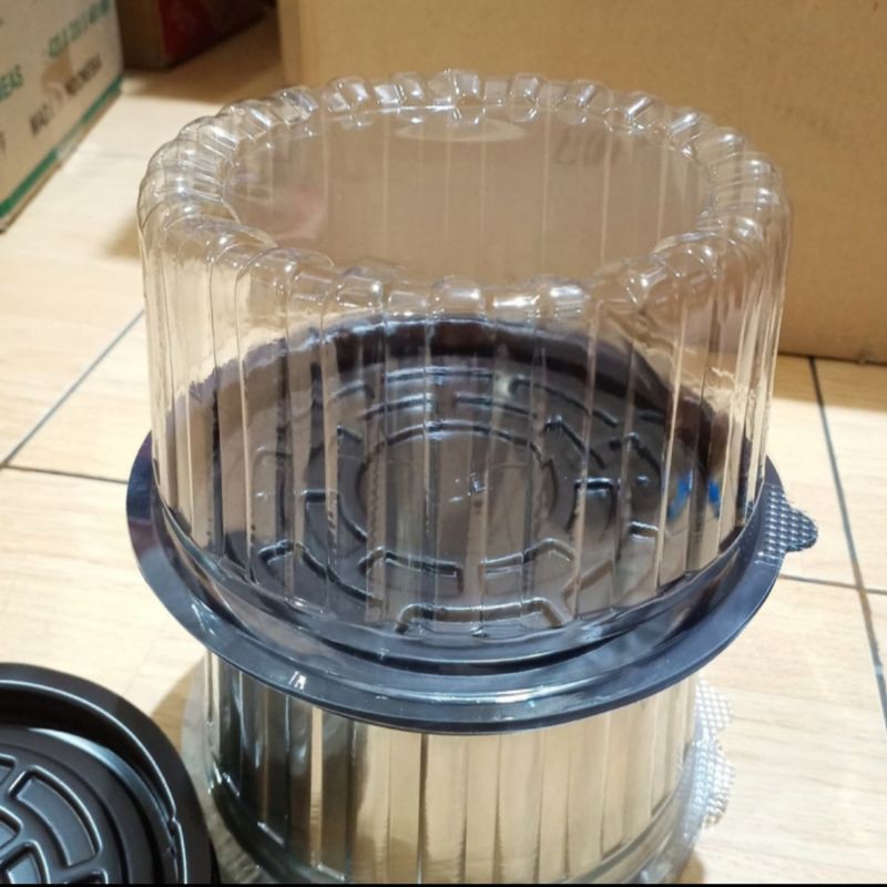 Mika Tumpeng + Tutup CT15 isi 10pcs / Mika Bolu Kue CT 15 / Mika Kue Tart / Mika Pudding