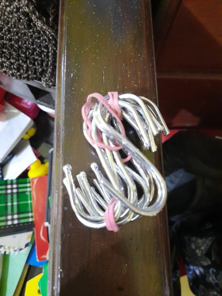 Gantungan Huk S Stainless Steel 5cm / 7cm / 9cm 12pc