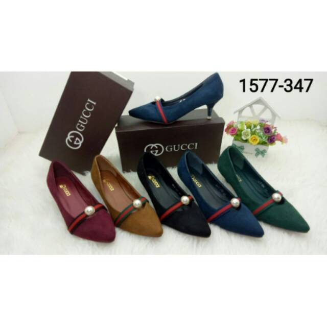 Gucci beludru heels
