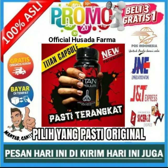 TERBARU - Titan Kapsul Asli Capsule Original Terbaik