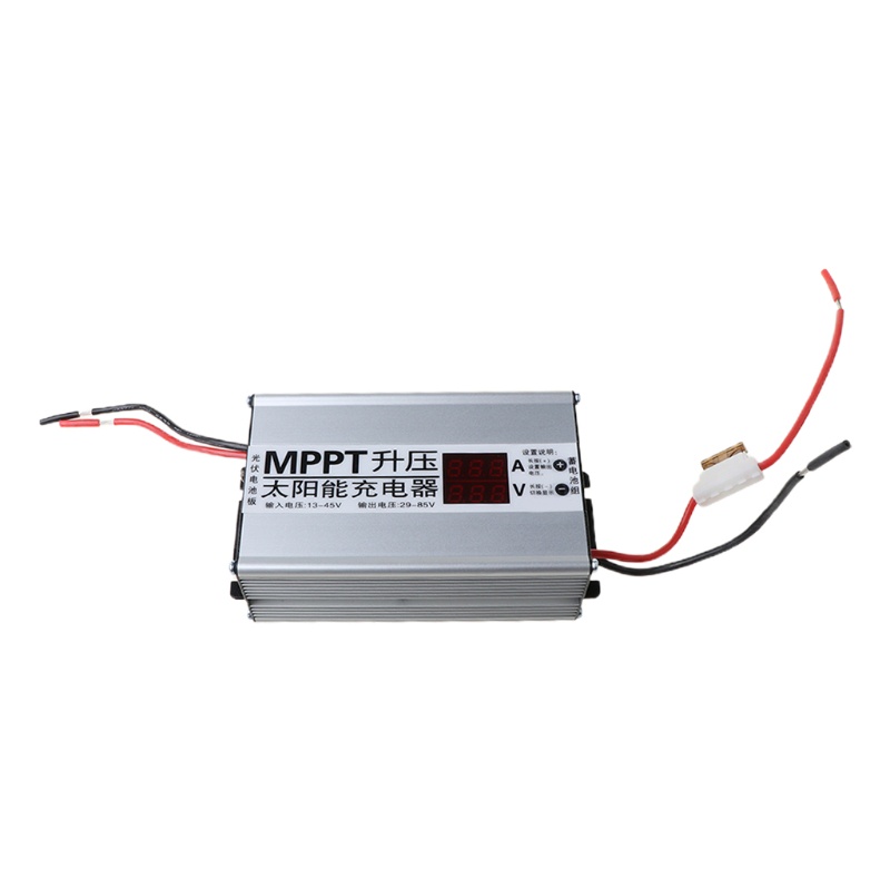 Btsg MPPT Solar Panel Cells Charger Controller 10A Booster 13-45 Step Up 29-85V Adjustable 24V 36V 48V 60V 72V Baterai