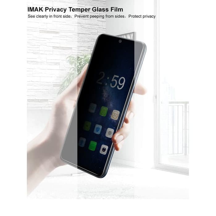 SAMSUNG S22 / S22+ ANTI GORES ANTI SPY TEMPERED GLASS PRIVACY ANTI SPY FULL COVER S22 PLUS ANTI GORES KACA - TEMPER S22 SPY