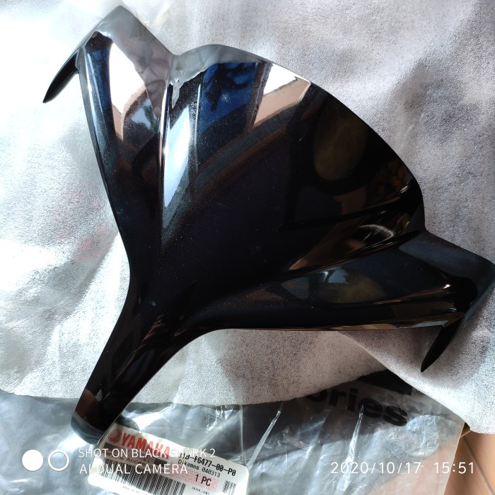 visor batok depan jupiter Z new 2010 hitam Original Ygp 31B-F6477-00-P0