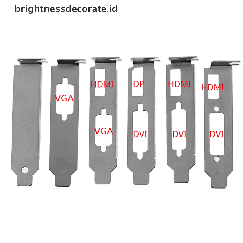 Bracket Adapter Dvi Hdmi Vga Untuk Video Graphics Setengah Tinggi