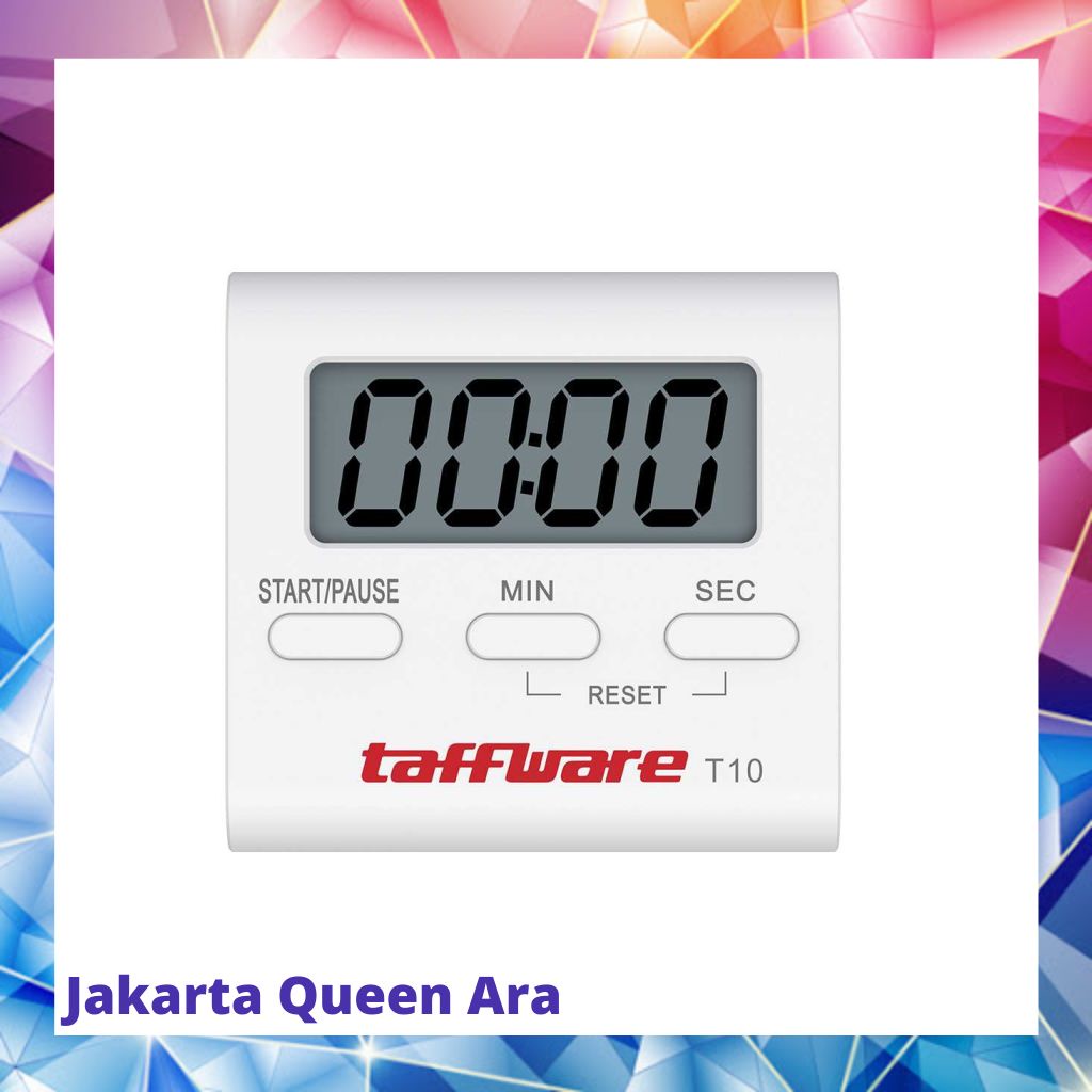 Taffware Timer Masak Dapur Countdown Digital Alarm Clock - T1