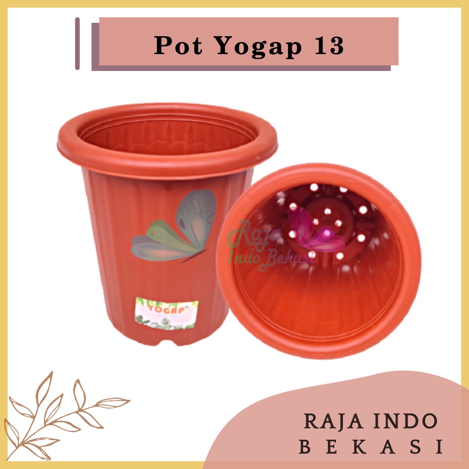 Pot Yogap 13 Merah Bata Coklat Bata Tinggi Tebal Berkualitas Pot Yogap 10 13 15 17 18 Murah