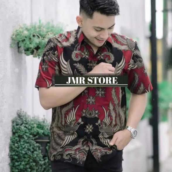 Batik Pria Lengan Pendek Batik Prabu Batik Baturraden