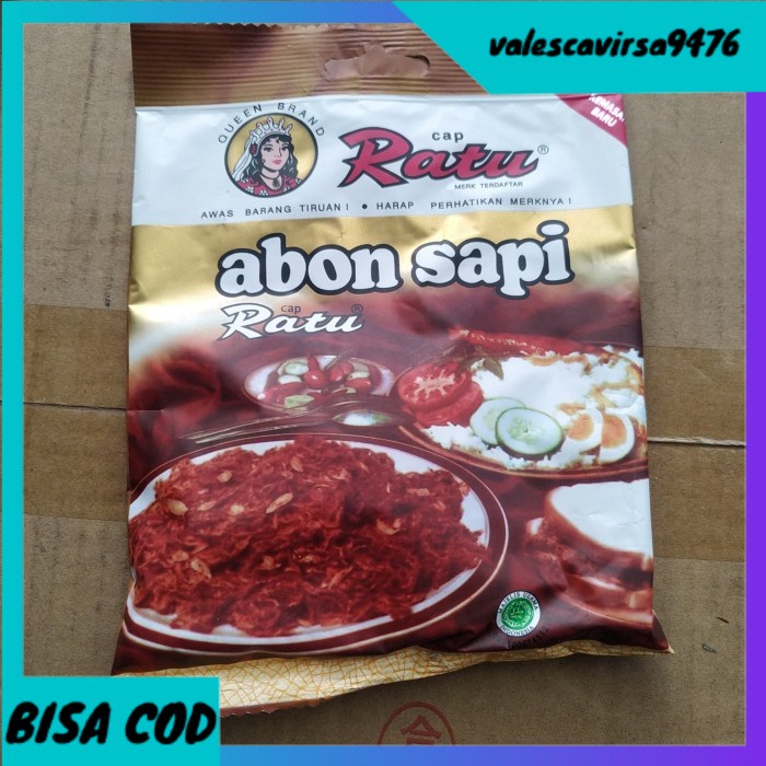 

⭐BISA COD⭐ abon sapi RATU per pack isi 10