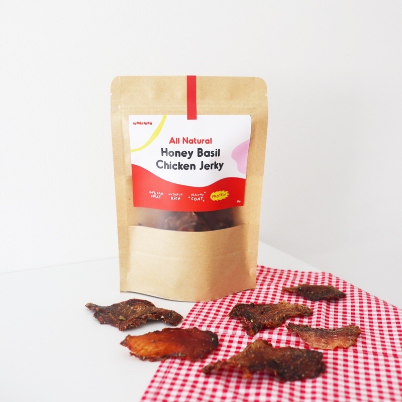 Woofidoo Honey basil chicken jerky