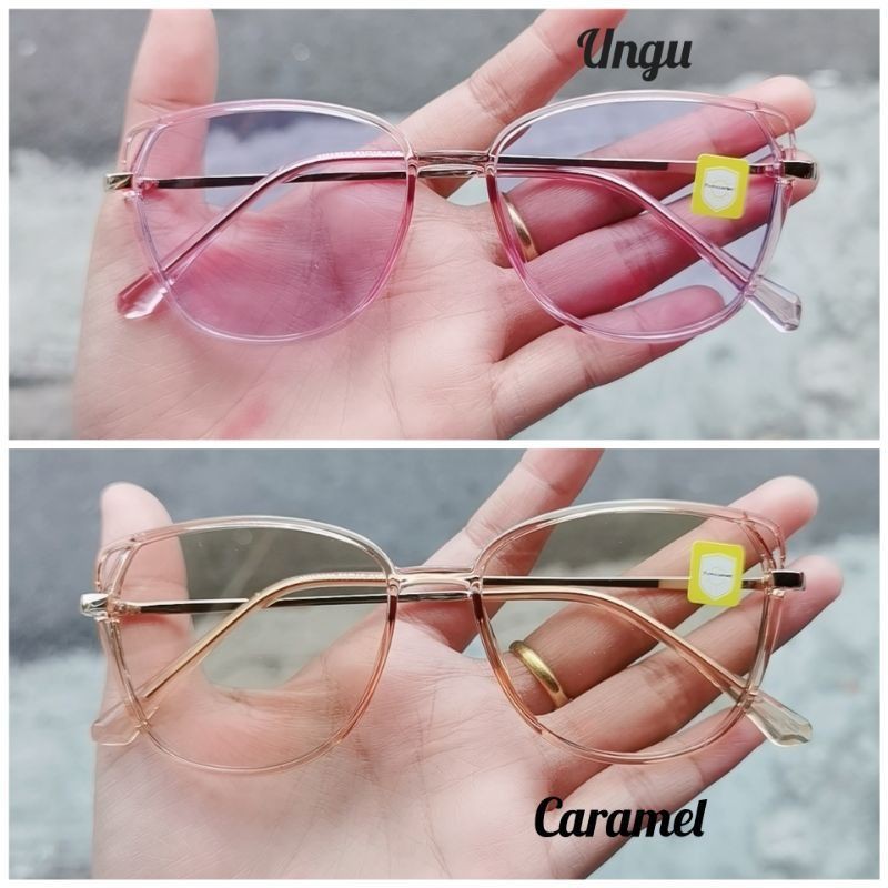 FRAME KACAMATA PHOTOCROMIC WANITA 8830 | KACAMATA ANTI UV | KACAMATA FASHION | NORMAL NO RADIASI