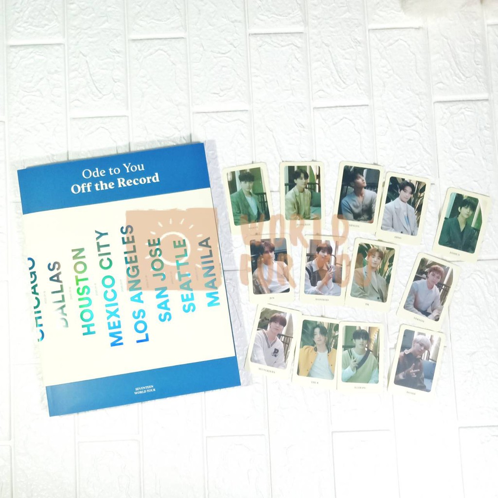 [READY] Photobook Ode to You Off the Record Seventeen Seungkwan Vernon
