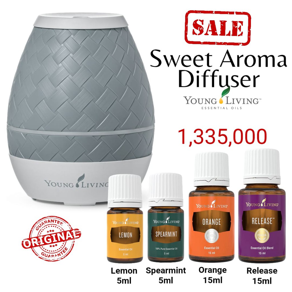 sweet aroma diffuser lemon spearmint orange release young living yl