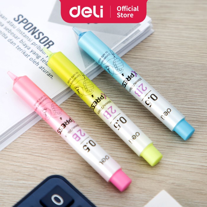 

Deli Isi Pensil Mekanik / Mechanical Pencil Lead - 2B 0.5mm EU67600