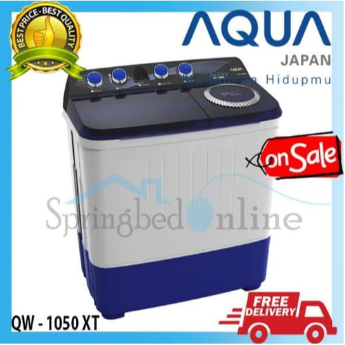 Mesin Cuci 2 Tabung by Aqua - QW 1050 XT Garansi Resmi