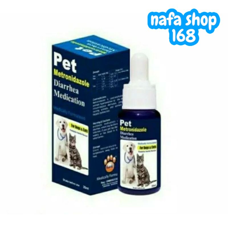 PET METRONIDAZOLE DIARRHEA -Obat Diare Anjing Kucing Kelinci Pencernaan Metronidazol Diarrhea RAID ALL PET