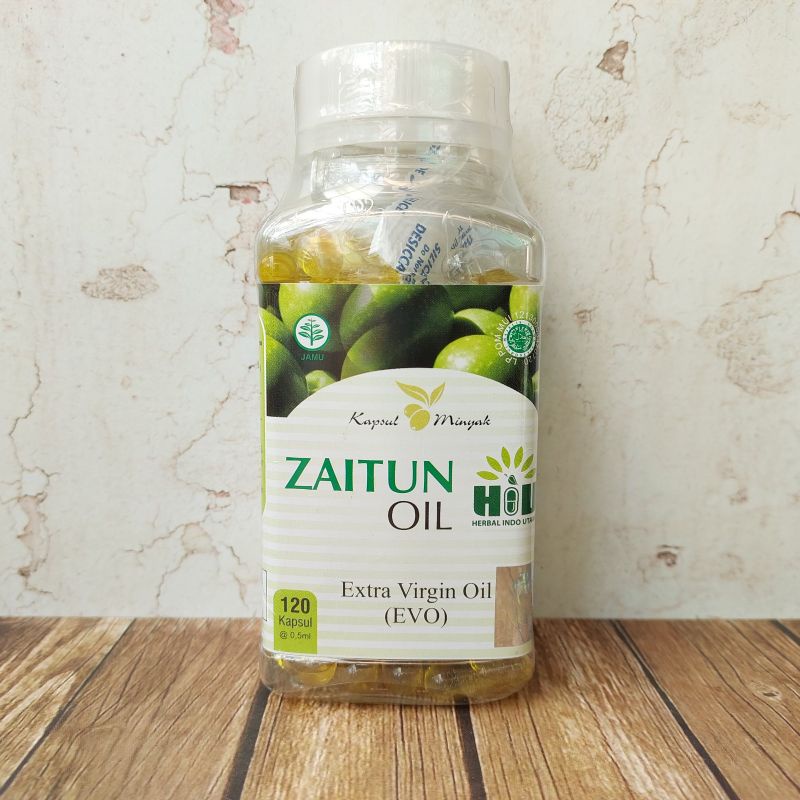 HIU KAPSUL Minyak Zaitun Extra Virgin Oil isi 120