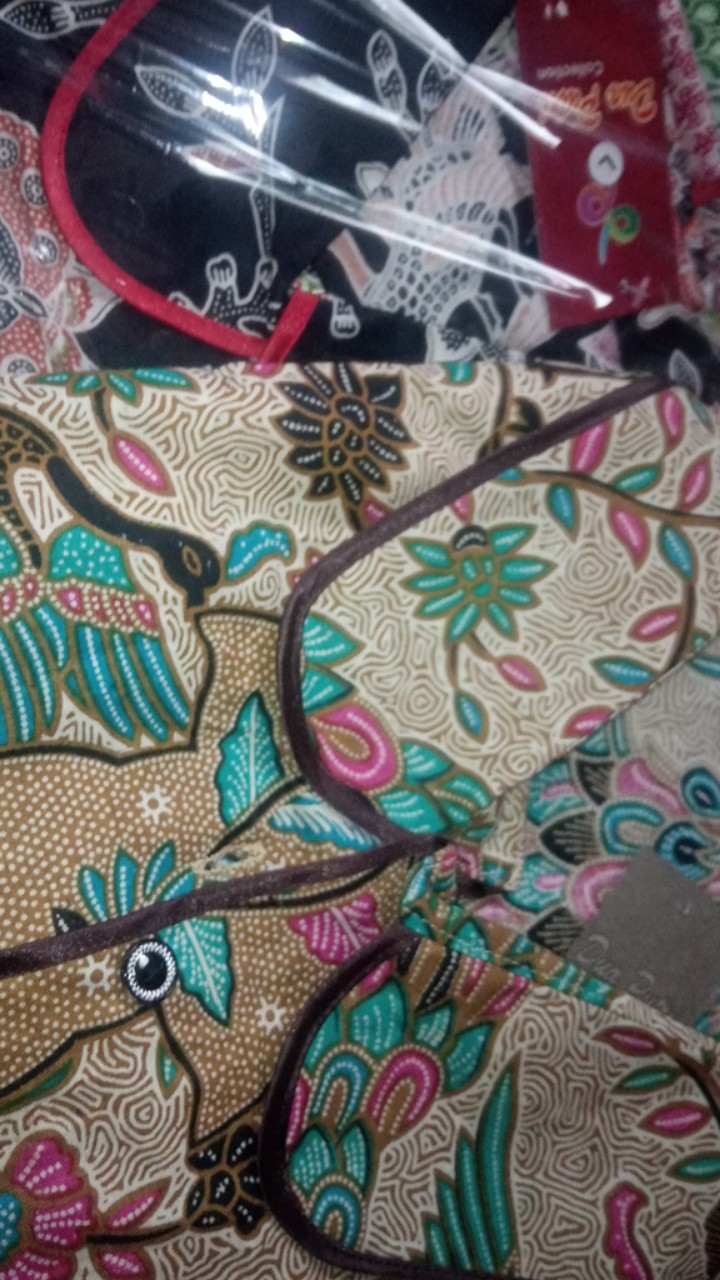 Kemeja Batik Wanita Batik Dua Putri Atasan Wanita Size S Sampai 5l