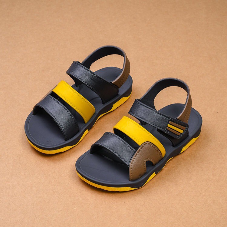 Sandal Anak Laki-laki Musim Panas Baru Korea Bayi Balita Sepatu Pantai Ukuran 26-35