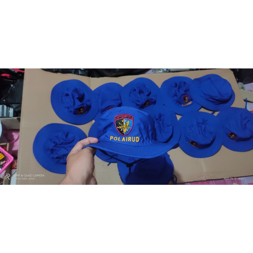 TOPI RIMBA BIRU AIRUD ORIGINAL