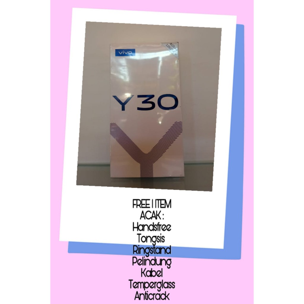 VIVO Y30 RAM 4GB/ ROM 128GB 4/128 4 128 GARANSI RESMI VIVO ORIGINAL