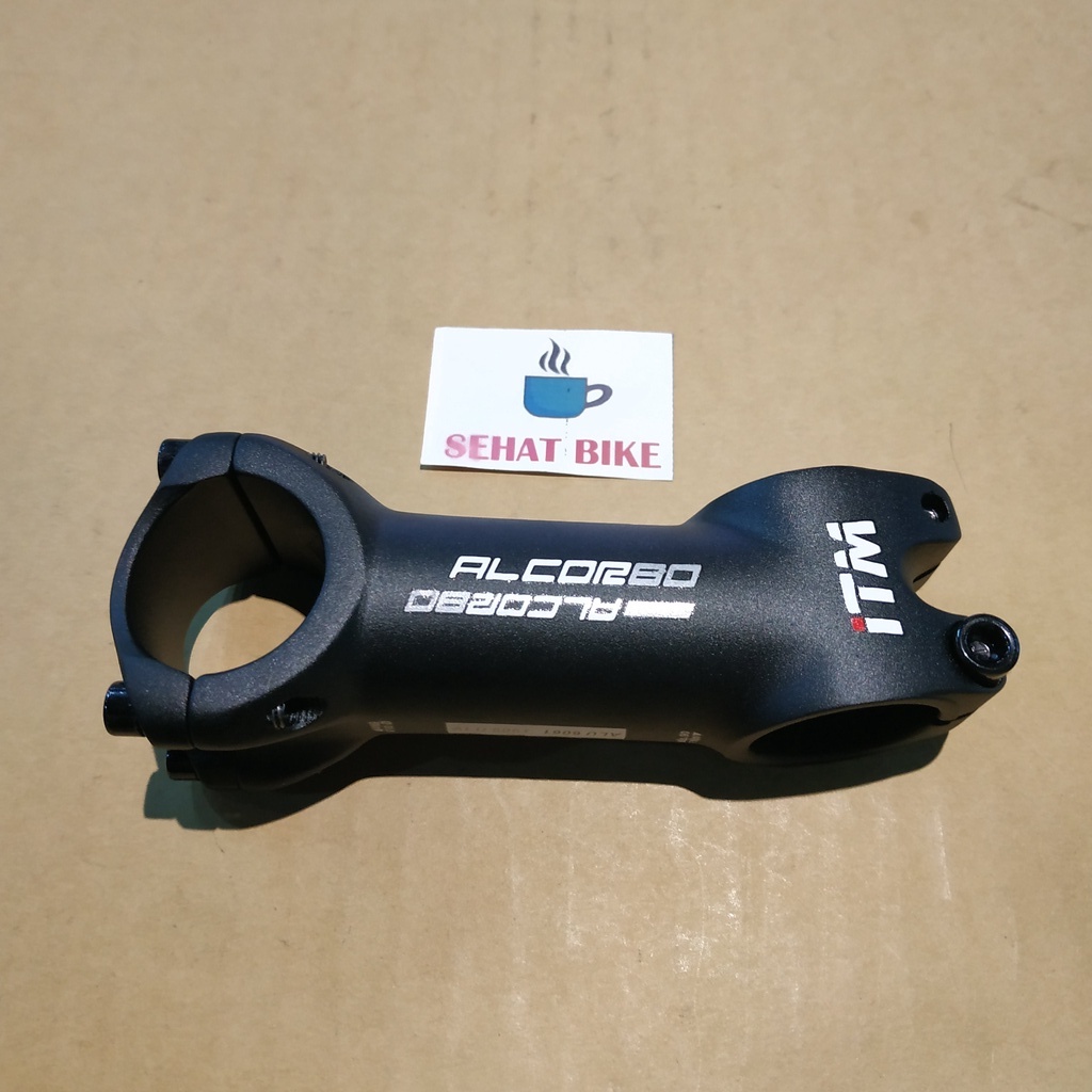 Stem Sepeda ITM Alcor 80 Black Panjang 90mm Alloy Original