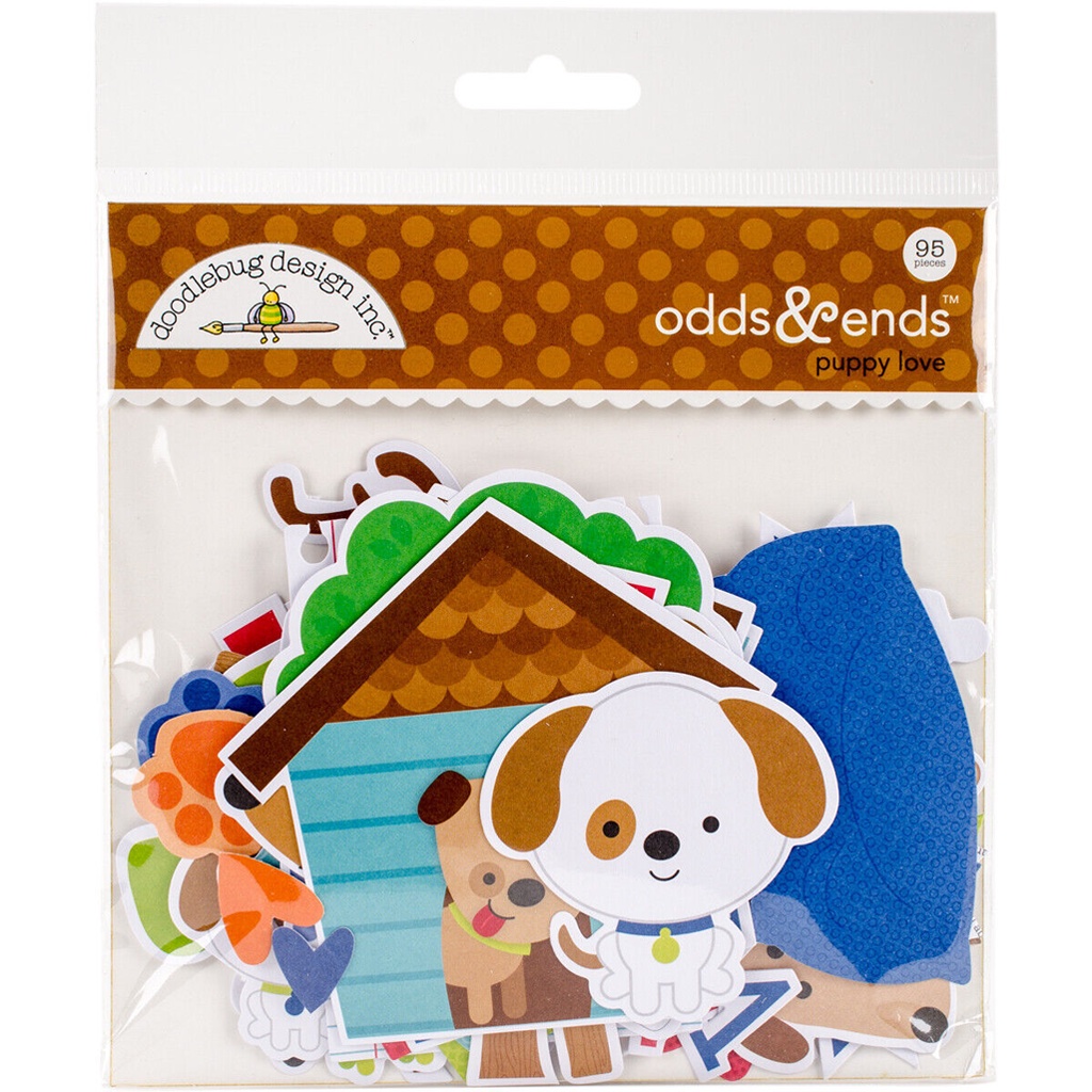 

Doodlebug Odds & Ends Die-Cuts Puppy Love