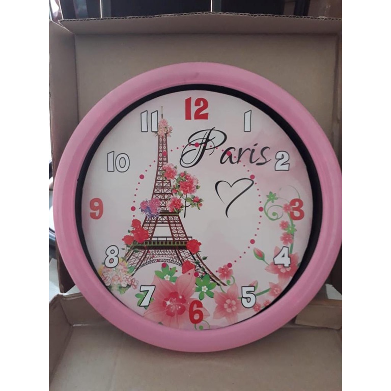 HOKO Jam Dinding Unik Motif Karakter / Jam Dinding Analog Polos Diameter 27cm / Wall Clock-2