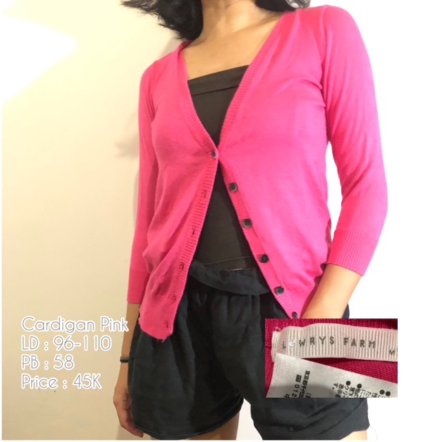 Cardigan - Pink Fanta