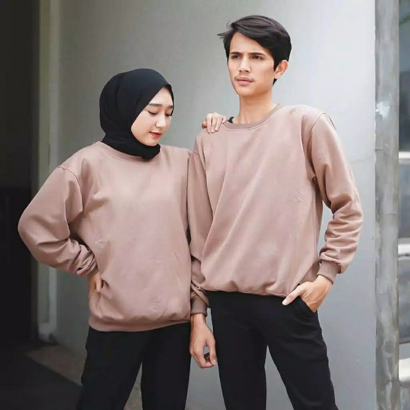 Ranita Basic Sweater - Sweater polos bahan fleece