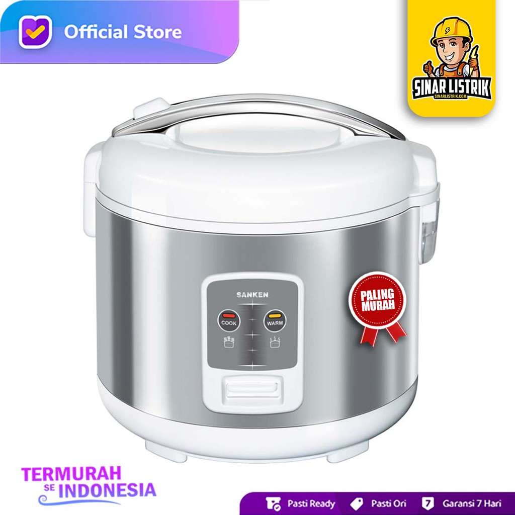 Sanken MCM SJ2200 Rice Cooker 1.8 L Ltr Liter Magic Com 6 In 1 SJ-2200 GB