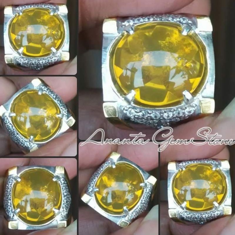 Natural Yellow Fire Opal Wonogiri
