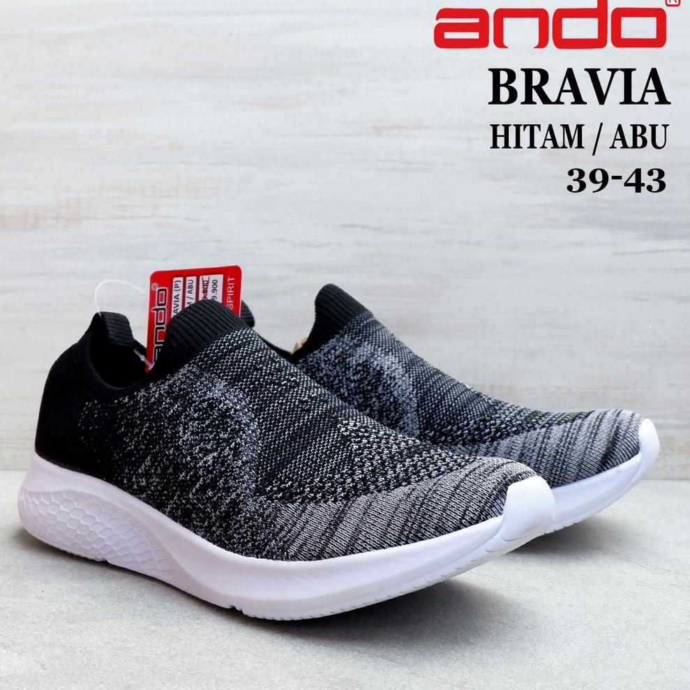 Sepatu Pria Ando - BRAVIA & BALTAZAR & FUBORU - size 39-43 - sepatu rajut pria - sepatu sneakers - s